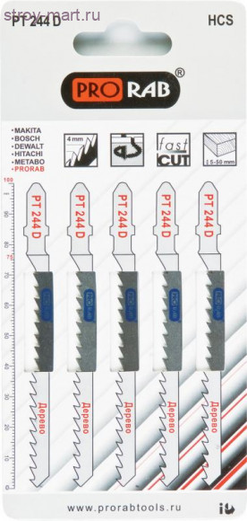 Пильные полотна по дереву Prorab PT 244 D Пильные полотна по дереву Prorab PT 244 D
