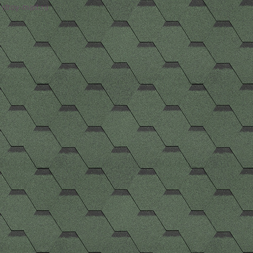 Кровельная плитка Шинглас Кадриль Соната «Зеленый» (3 кв. м в уп.) - С-000111561