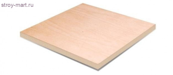 Фанера ФК 115074 - 6х1525х1525 мм Фанера ФК 115074 - 6х1525х1525 мм