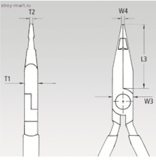 Плоскогубцы телефониста 27 01 160 - KN-2701160 Плоскогубцы телефониста 27 01 160 - KN-2701160