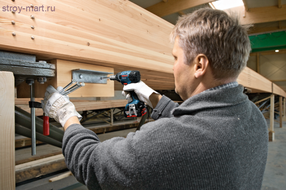 Аккумуляторный ударный гайковёрт Bosch GDS 18 V-LI Professional - 06019A1S0B Аккумуляторный ударный гайковёрт Bosch GDS 18 V-LI Professional - 06019A1S0B