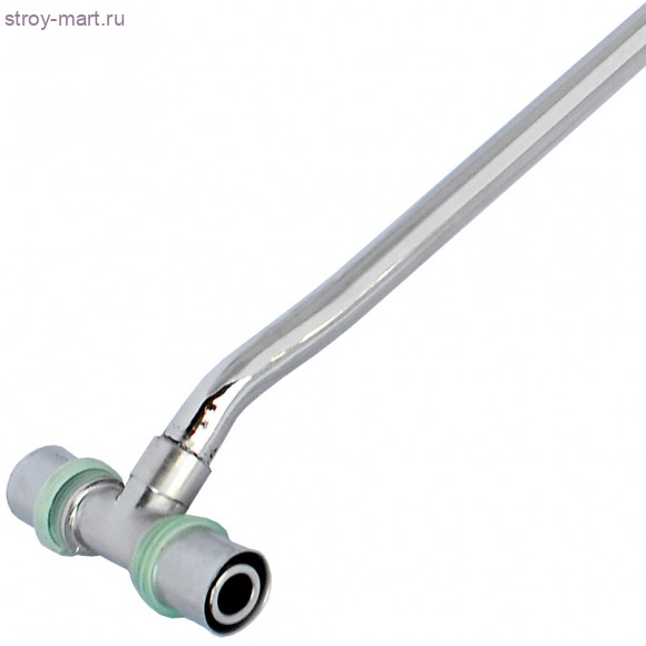 Тройник МП для подкл труб к радиатору латунь Дн 20 пресс L=1100мм Comap 71300511511 хром - 027-3530 Тройник МП для подкл труб к радиатору латунь Дн 20 пресс L=1100мм Comap 71300511511 хром - 027-3530