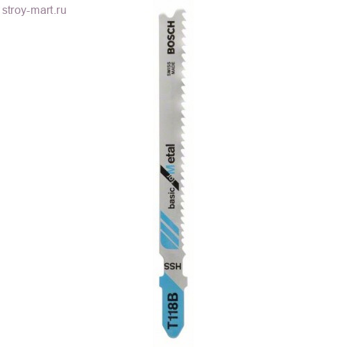 5 ЛОБЗИКОВЫХ ПИЛОК T 118 В, HSS - 2608631014 5 ЛОБЗИКОВЫХ ПИЛОК T 118 В, HSS - 2608631014