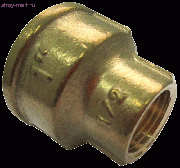 Муфта латунь переходн Ду 25х20 Faro STC 5704 - 4606034007723 Муфта латунь переходн Ду 25х20 Faro STC 5704 - 4606034007723