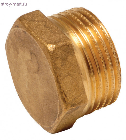 Заглушка латунь Ду 20 НР - 027-8227 Заглушка латунь Ду 20 НР - 027-8227