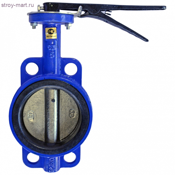Затвор дисковый поворотный Ду 80 Ру16 межфл КНР - 4606034050774 Затвор дисковый поворотный Ду 80 Ру16 межфл КНР - 4606034050774