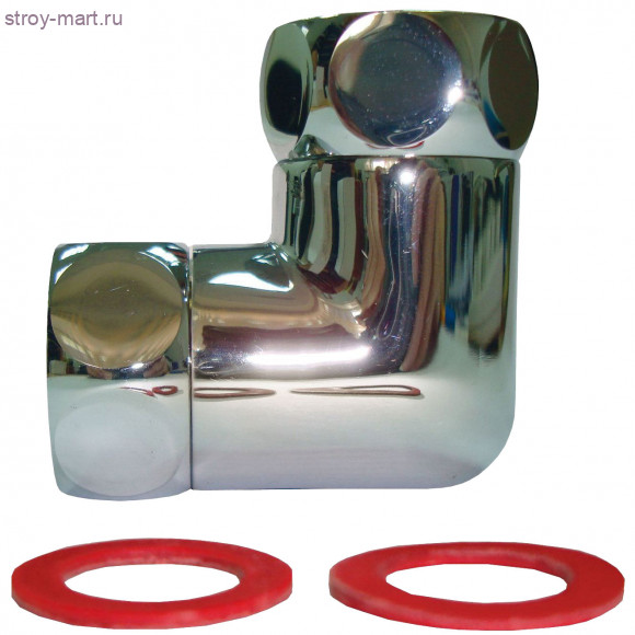 Соединитель для полотенцесушителя латунь Ду 25х20 нак. гайка угл хром 5919 - 4606034145821 Соединитель для полотенцесушителя латунь Ду 25х20 нак. гайка угл хром 5919 - 4606034145821