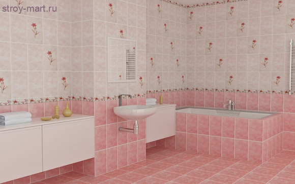 Валентино-С розовая Плитка настен. 20х30 Валентино-С розовая Плитка настен. 20х30