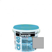 Се40 2кг Затирка эл. вод. против. (серая) (12 шт/уп.) - С-000051957