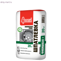 Шпатлевка «Старатели» финишная плюс 20 кг (70 шт./под.) - С-000014196 Шпатлевка «Старатели» финишная плюс 20 кг (70 шт./под.) - С-000014196