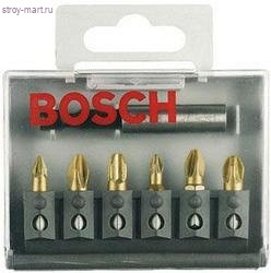 6 БИТ 25ММ PH1/2/3 TIN + УНИВЕР. ДЕРЖ. - 2607001939