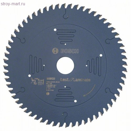 ЦИРКУЛЯРНЫЙ ДИСК 216X30X60T SPECIAL LAM - 2608642133