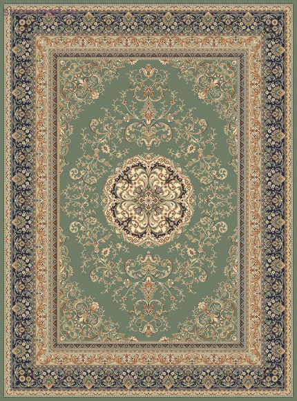 Devos Caby Ковер Isphahan 77919 Green 1,6х2,3 м