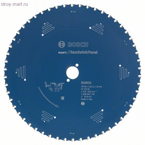 Цирк диск E.f.SPanel 450x30x3.4/3x86 - 2608644148 Цирк диск E.f.SPanel 450x30x3.4/3x86 - 2608644148
