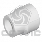 Муфта переходная полипропиленовая - белая напорная перех.PP-R DN110х50 Муфта переходная полипропиленовая - белая напорная перех.PP-R DN110х50