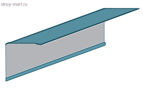 Угол PН 40х40, белый оцинк. L=3.00 - С-000102450 Угол PН 40х40, белый оцинк. L=3.00 - С-000102450