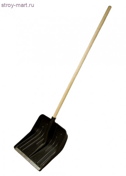 Лопата снеговая «Сибртех», 400x420 мм, с черенком вс, пластмассовая, алюминиевая окантовка, Россия / 61580 - С-000122159 Лопата снеговая «Сибртех», 400x420 мм, с черенком вс, пластмассовая, алюминиевая окантовка, Россия / 61580 - С-000122159