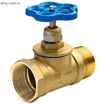 Клапан пожарн латунь 15б3р А52 Ду 50 Ру10 ВР/НР угловой БАЗ - 016-0082