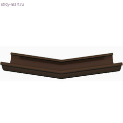 МП, Угол желоба наружний D 125 (135гр.) RAL 8017 - С-000070805 МП, Угол желоба наружний D 125 (135гр.) RAL 8017 - С-000070805