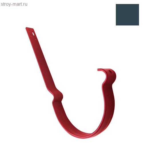 Grandline, Крюк желоба длинный,210 мм, 125 мм, RAL 7024 серый - С-000103630 Grandline, Крюк желоба длинный,210 мм, 125 мм, RAL 7024 серый - С-000103630