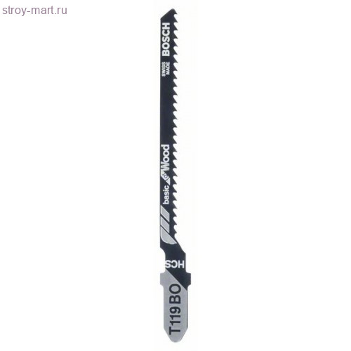 5 ЛОБЗИКОВЫХ ПИЛОК T 119 ВО, HCS - 2608630310 5 ЛОБЗИКОВЫХ ПИЛОК T 119 ВО, HCS - 2608630310