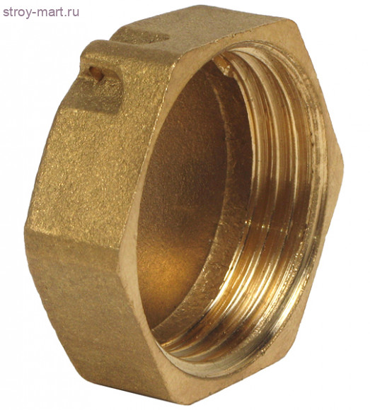 Заглушка латунь Ду 50 пломб ВР аналог STC - 027-2317