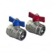 Кран шаровой мп для коллектора Ду20х25 м/р в упаковке 2 шт - 007-6341