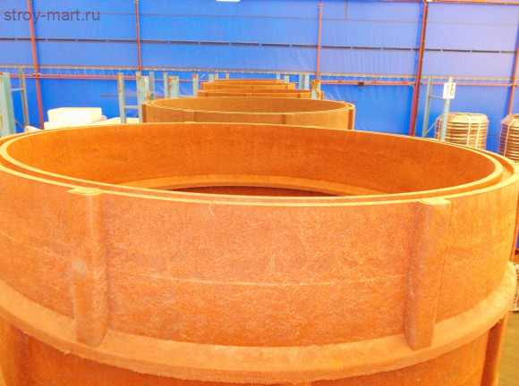 Кольцо полимер для колодца d=1060-1070мм; h=190-200мм m=62,8кг Сантехкомплект - 004-0094