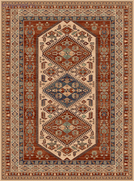 Devos Caby Ковер Isphahan 77945 Ivory 1,6х2,3 м