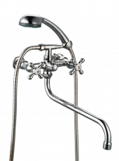 Смеситель для ванны ПСМ-156-К/89 хром к/затвор дл/излив - 026-1378