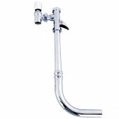 Кран смывной КрС-20 рычаг с вентилем Тула хром трубка - 026-0760 Кран смывной КрС-20 рычаг с вентилем Тула хром трубка - 026-0760