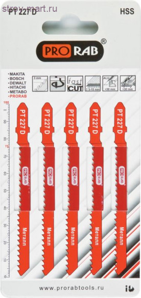 Пильные полотна по металлу Prorab PT 227 D Пильные полотна по металлу Prorab PT 227 D
