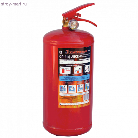 Огнетушитель пожарн ОП-4(з) - 016-0049