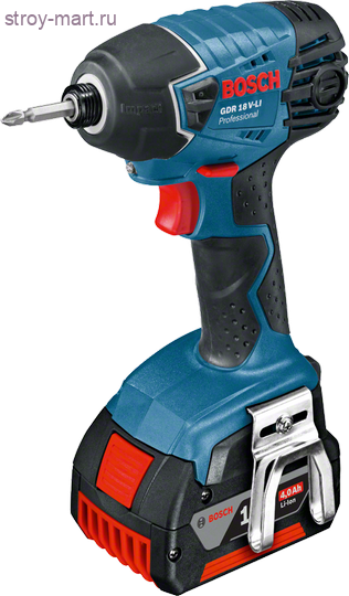 Аккумуляторный ударный гайковерт Bosch GDR 18 V-LI Professional - 06019A130E Аккумуляторный ударный гайковерт Bosch GDR 18 V-LI Professional - 06019A130E