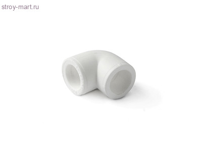 Угольник PP-R белый Дн 75 90гр Pro Aqua - 027-8670 Угольник PP-R белый Дн 75 90гр Pro Aqua - 027-8670