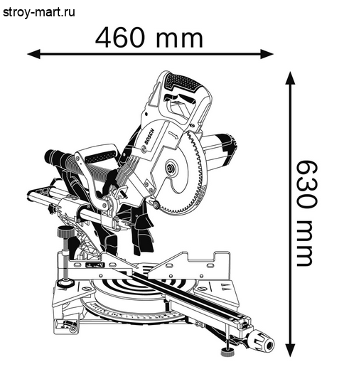 Панельная пила Bosch GCM 8 SJL Professional - 0601B19100 Панельная пила Bosch GCM 8 SJL Professional - 0601B19100