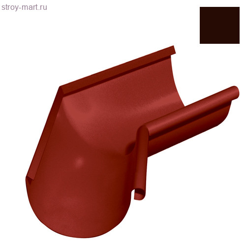 Grandline, Угол желоба внутренний, 135 гр, 150 мм, RAL 8017 - С-000104680 Grandline, Угол желоба внутренний, 135 гр, 150 мм, RAL 8017 - С-000104680