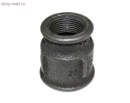 Муфта чугун перех Ду40х15 - 027-1504 Муфта чугун перех Ду40х15 - 027-1504
