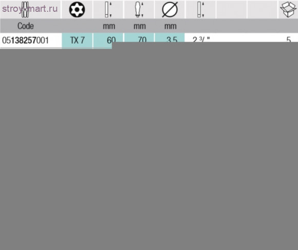 BO Отвертка TORX BO 138264 - WE-138264 BO Отвертка TORX BO 138264 - WE-138264