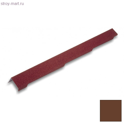 Фронтонная (торцевая) планка правая Decra Stratos L=1238 (960*) мм Тик - С-000113405 Фронтонная (торцевая) планка правая Decra Stratos L=1238 (960*) мм Тик - С-000113405