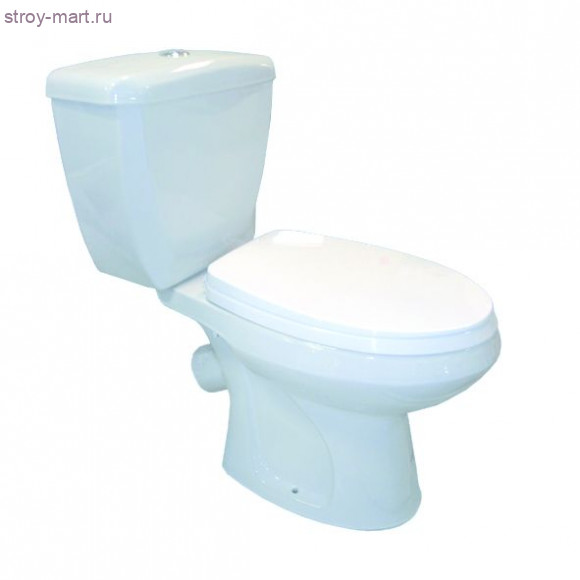 Унитаз-компакт Элисса-Н белый боковой подвод косой выпуск в комплекте Оскол - 4606034143285 Унитаз-компакт Элисса-Н белый боковой подвод косой выпуск в комплекте Оскол - 4606034143285