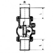 Комплект фитингов для клапана 223 Ду 20 НР Danfoss 003H6903