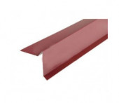 Фартук фронтонный S5, L-2 м, PE 04, RAL 3009 красный - С-000098643