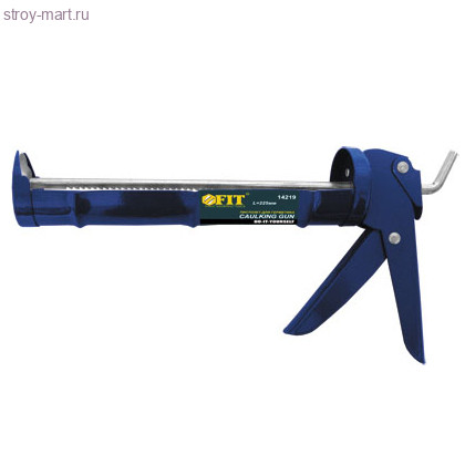 Пистолет для герметика «FIT» 9" полукорпусной, зубчатый шток / 14219 - С-000111377 Пистолет для герметика «FIT» 9" полукорпусной, зубчатый шток / 14219 - С-000111377