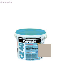 Се40 2кг Затирка эл. вод. против. (сереб.-серый) (12 шт/уп.) - С-000040082 Се40 2кг Затирка эл. вод. против. (сереб.-серый) (12 шт/уп.) - С-000040082