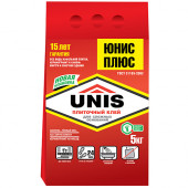 «Юнис Плюс» (плиточный клей улучшенный) 5 кг (144 шт./под.) - С-000014284 «Юнис Плюс» (плиточный клей улучшенный) 5 кг (144 шт./под.) - С-000014284