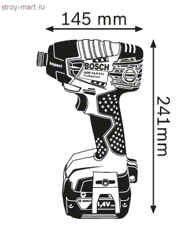 Аккумуляторный ударный гайковерт Bosch GDR 14,4 V-LI Professional - 06019A140F Аккумуляторный ударный гайковерт Bosch GDR 14,4 V-LI Professional - 06019A140F