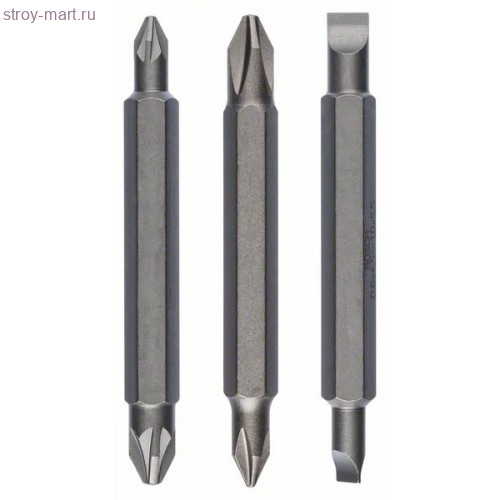 3 БИТЫ ДВУСТОРОННИЕ 60ММ PH/PZ/S - 2607001745 3 БИТЫ ДВУСТОРОННИЕ 60ММ PH/PZ/S - 2607001745