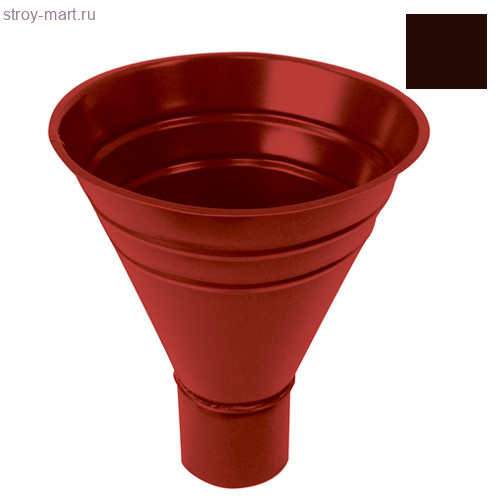 Grandline, Воронка водосборная, 300/100 мм, RAL 8017 - С-000079759 Grandline, Воронка водосборная, 300/100 мм, RAL 8017 - С-000079759