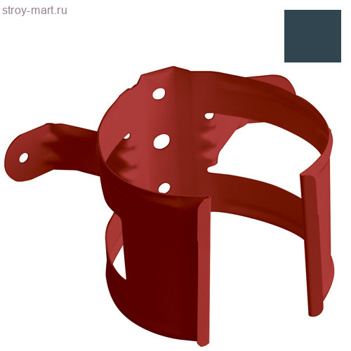 Grandline, Кронштейн трубы на дерево, 90 мм, RAL 7024 серый - С-000103638